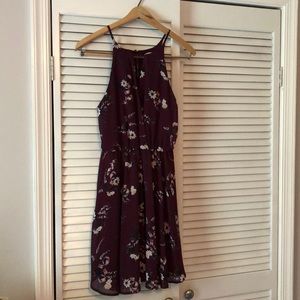 Francesca’s Purple Floral Dress